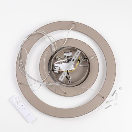 BRILAGI - Lustre LED dimmable sur câble FALCON SLIM LED/68W/230V 3000-6500K Ø 50 cm beige + télécommande