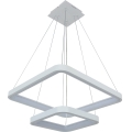 Brilagi - Suspension LED dimmable sur câble FALCON SLIM LED/78W/230V 3000-6500K 50x50 cm blanche + télécommande