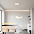 Brilagi - Suspension LED dimmable sur câble INFINITY LED/55W/230V 3000-6000K 50x50 cm blanche + télécommande