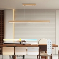 Brilagi - Suspension LED dimmable sur câble OAK SMART LED/30W/230V Wi-Fi Tuya chêne + télécommande