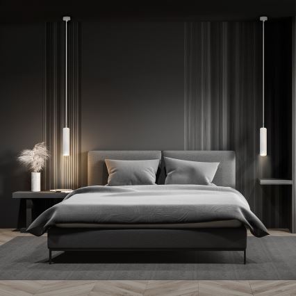 Brilagi - Suspension LED RGBW dimmable sur câble SELE 1xGU10/4,8W/230V 3000K blanc + télécommande