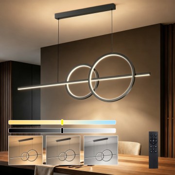 BRILAGI - Suspension LED dimmable sur câble SIGNATURE LED/53W/230V 3000-6000K 120 cm noire + télécommande