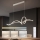 Brilagi - Suspension LED dimmable sur câble SIGNATURE LED/55W/230V 3000-6000K 120x23 cm blanc + télécommande