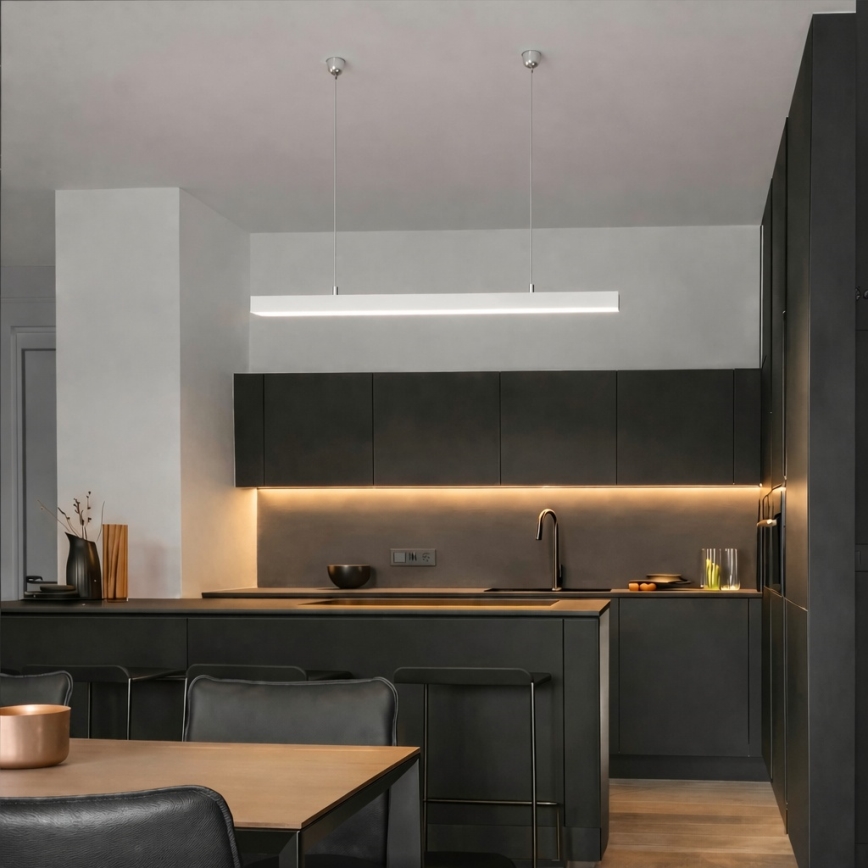 Brilagi - Suspension LED FULLDAY LED/20/30/40W/230V 2700/4000/6000K 120 cm blanche