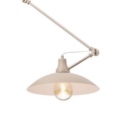 Brilagi - Suspension LED réglable sur tige IRONBEAM 1xE27/60W/230V beige