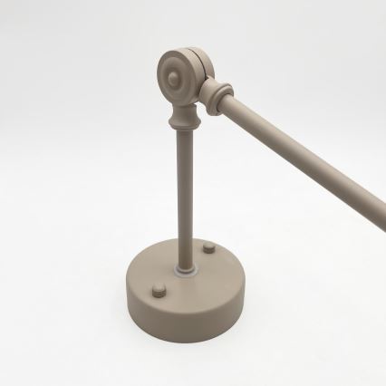 Brilagi - Suspension LED réglable sur tige IRONBEAM 1xE27/60W/230V beige