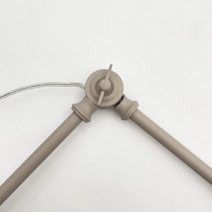 Brilagi - Suspension LED réglable sur tige IRONBEAM 1xE27/60W/230V beige