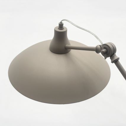 Brilagi - Suspension LED réglable sur tige IRONBEAM 1xE27/60W/230V beige