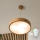 Brilagi - Suspension LED RGBW dimmable sur câble CARVALHO 3xE27/9W/230V 2700-6500K Wi-Fi chêne Ø 47,5 cm