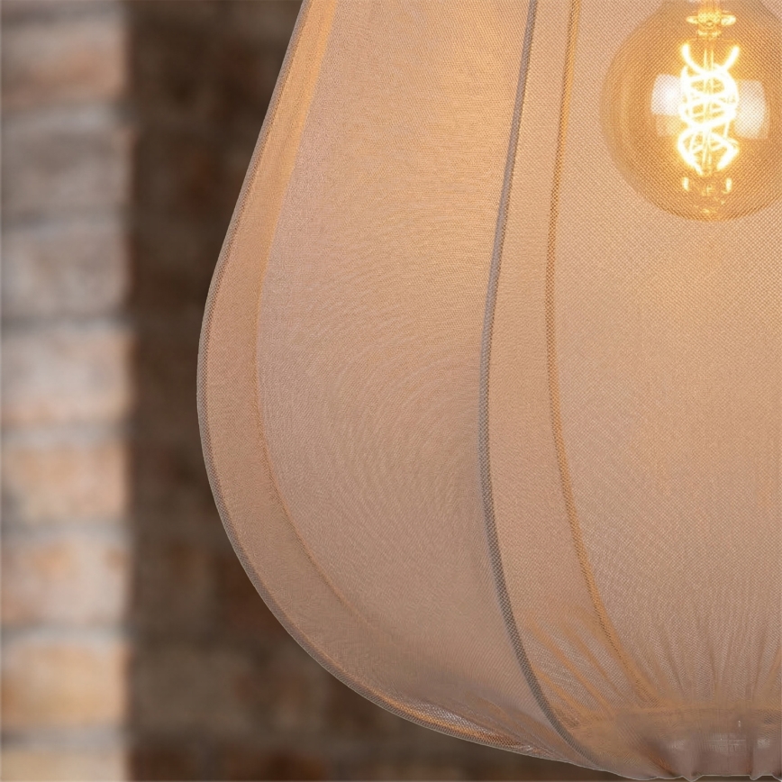Brilagi - Suspension LED sur câble ARVEN 1xE27/8W/230V Ø 37 cm beige