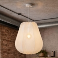 Brilagi - Suspension LED sur câble ARVEN 1xE27/8W/230V Ø 37 cm blanche