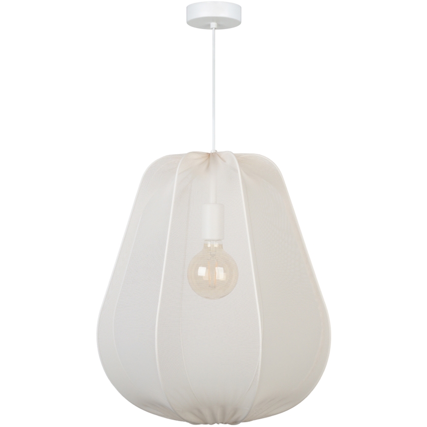 Brilagi - Suspension LED sur câble ARVEN 1xE27/8W/230V Ø 37 cm blanche