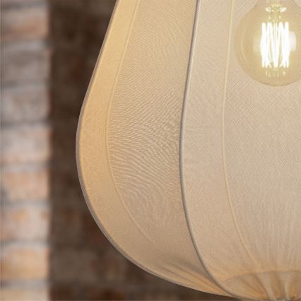 Brilagi - Suspension LED sur câble ARVEN 1xE27/8W/230V Ø 37 cm blanche