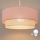 Brilagi - Suspension LED sur câble BOHO BOBO 1xE27/10W/230V Ø 40 cm rose/crème