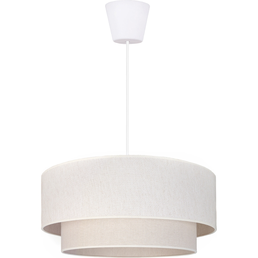 Brilagi - suspension LED sur câble BOHO ECO 1xE27/10W/230V Ø 40 cm crème