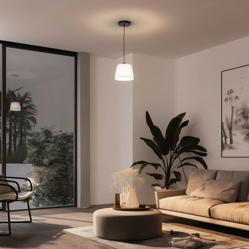 Brilagi - Suspension LED sur câble CERIA 1xE27/40W/230V Ø 20,5 cm blanche