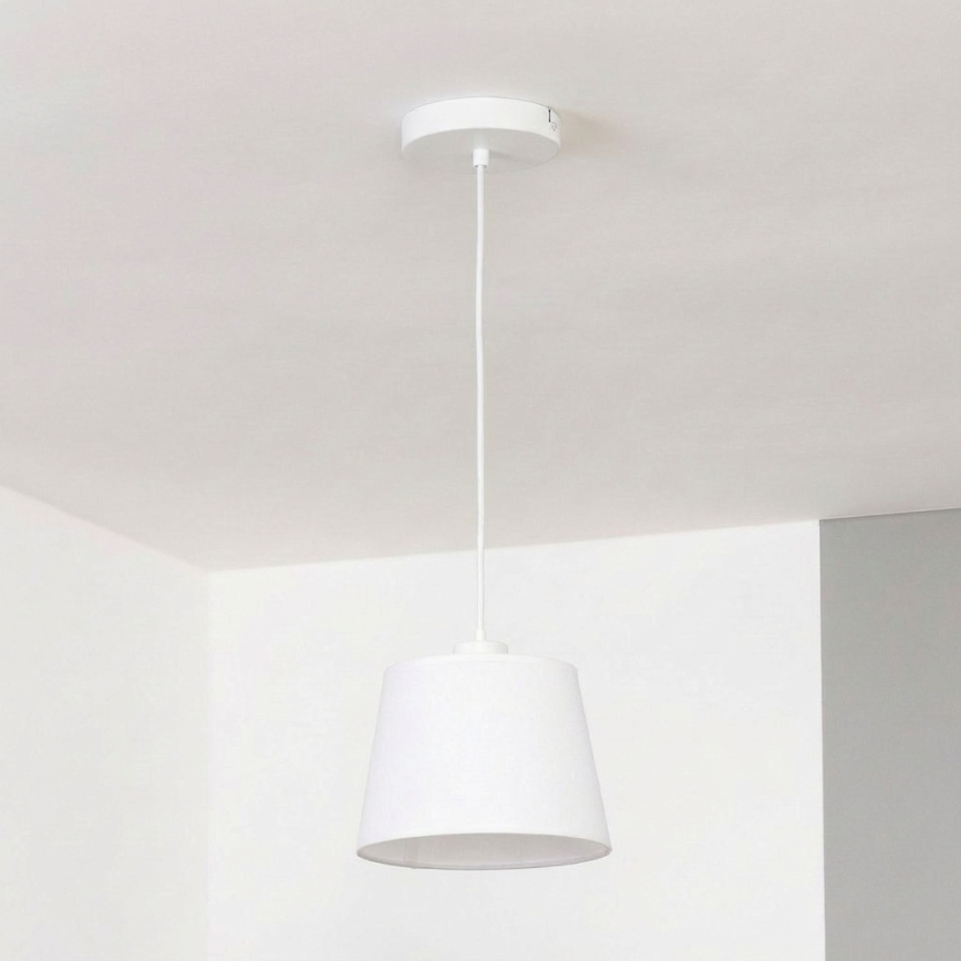 Brilagi - Suspension LED sur câble CERIA 1xE27/40W/230V Ø 20,5 cm blanche