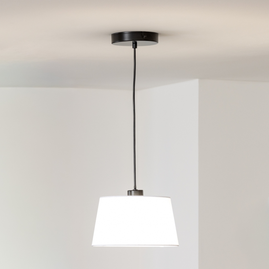 Brilagi - Suspension LED sur câble CERIA 1xE27/40W/230V Ø 25 cm blanche