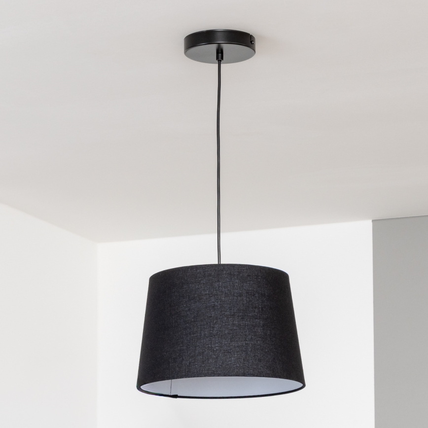 Brilagi - Suspension LED sur câble CERIA 1xE27/40W/230V Ø 30 cm noir