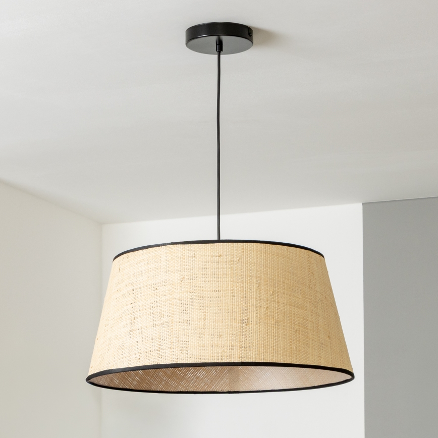 Brilagi - Suspension LED sur câble CERIA 1xE27/40W/230V Ø 50 cm beige