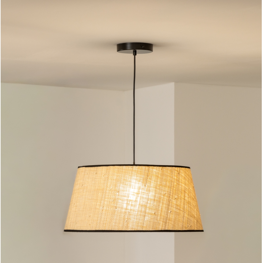 Brilagi - Suspension LED sur câble CERIA 1xE27/40W/230V Ø 50 cm beige