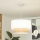 Brilagi - Suspension LED sur câble CERIA 1xE27/40W/230V Ø 50 cm blanche/beige