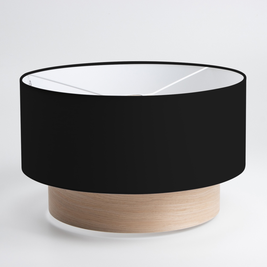 Brilagi - Suspension LED sur câble CERIA 1xE27/40W/230V Ø 50 cm noir/beige