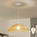 Brilagi - Suspension LED sur câble CERIA BOHO 1xE27/40W/230V Ø 50 cm brun