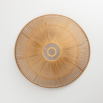 Brilagi - Suspension LED sur câble CERIA BOHO 1xE27/40W/230V Ø 50 cm marron