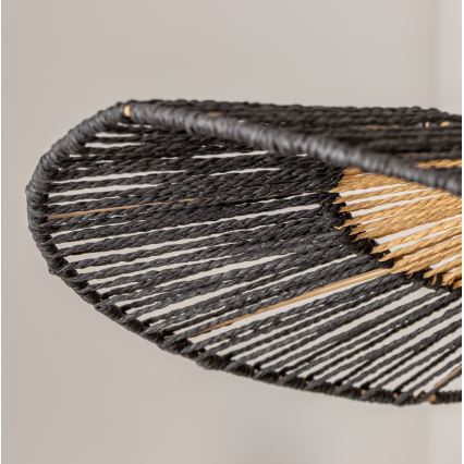 Brilagi - Suspension LED sur câble CERIA BOHO 1xE27/40W/230V Ø 50 cm noir/marron