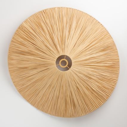 Brilagi - Suspension LED sur câble CERIA BOHO 1xE27/40W/230V Ø 80 cm raffia