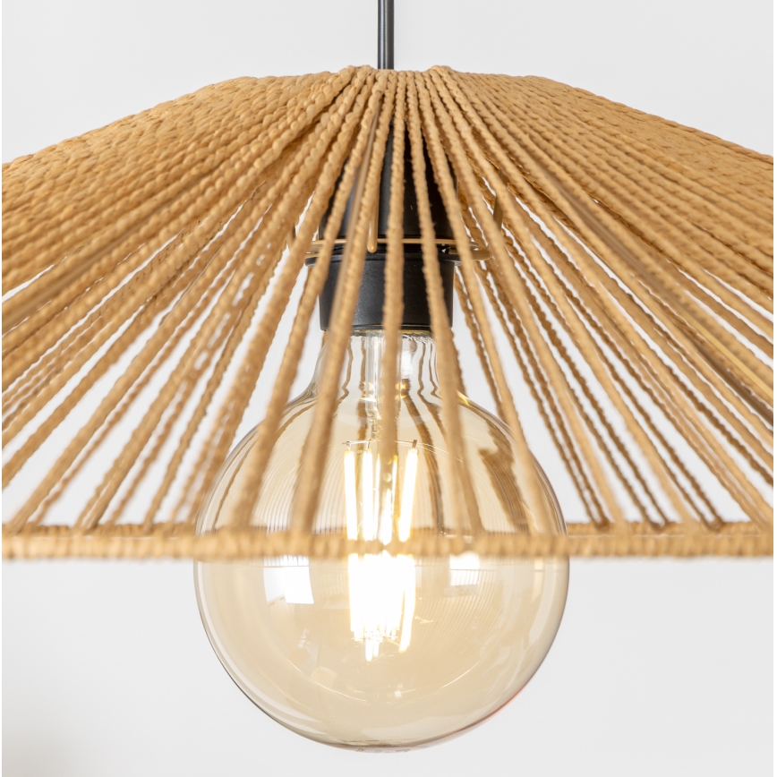 Brilagi - Suspension LED sur câble CERIA BOHO 1xE27/40W/230V Ø 90 cm marron