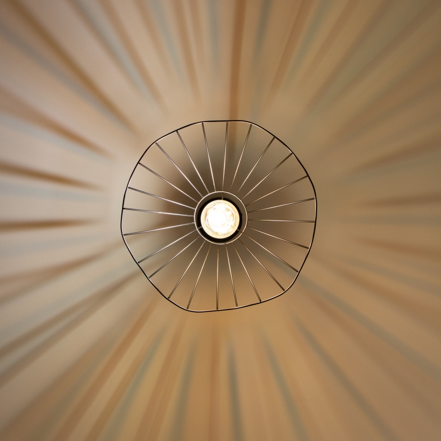 Brilagi - Suspension LED sur câble CERIA WIRE 1x E27/40W/230V Ø 40 cm noir