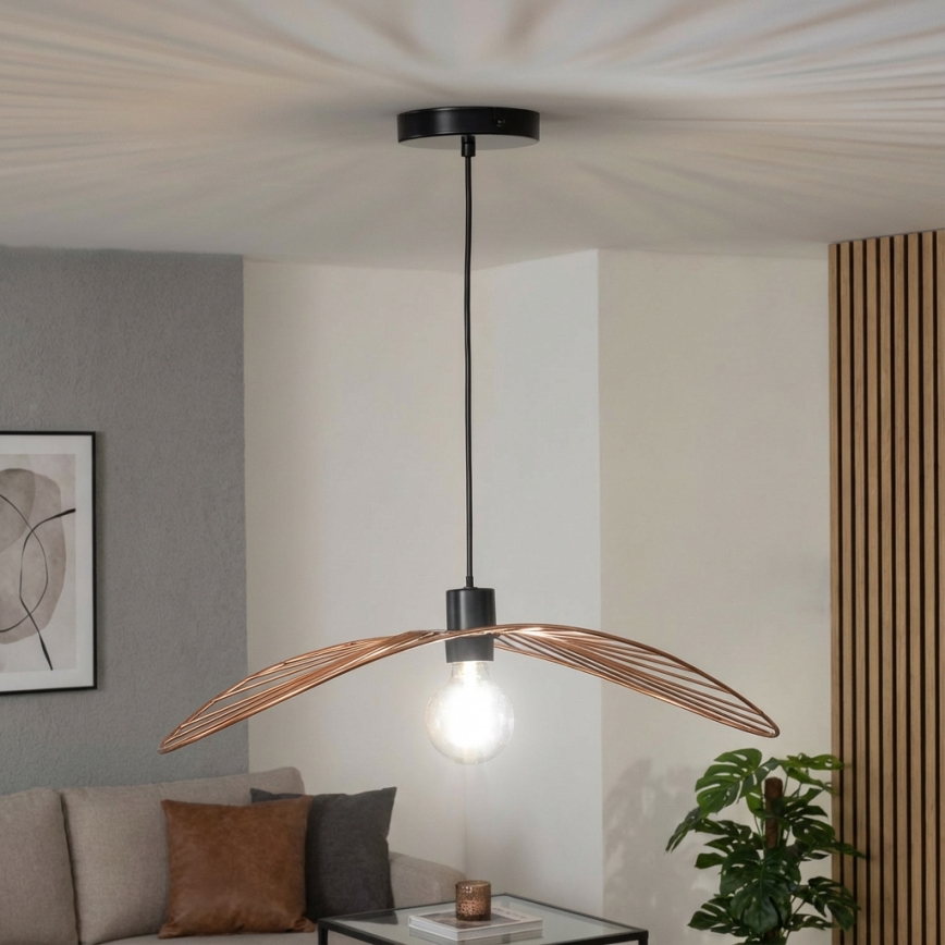 Brilagi - Suspension LED sur câble CERIA WIRE 1xE27/40W/230V 40x56 cm bronze