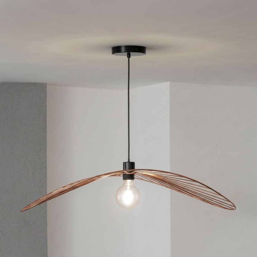 Brilagi - Suspension LED sur câble CERIA WIRE 1xE27/40W/230V 60x80 cm bronze