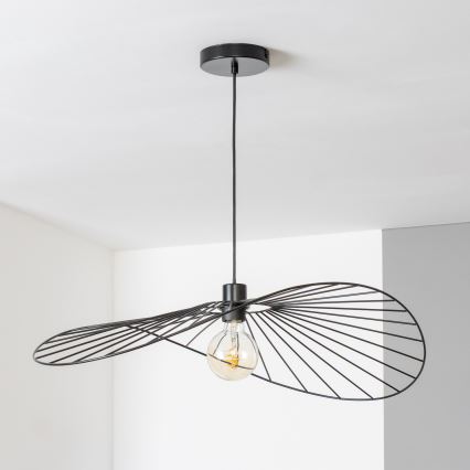 Brilagi - Suspension LED sur câble CERIA WIRE 1xE27/40W/230V 60x80 cm noire