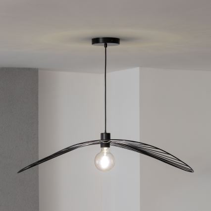 Brilagi - Suspension LED sur câble CERIA WIRE 1xE27/40W/230V 60x80 cm noire