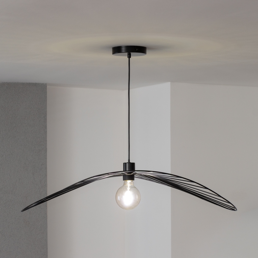 Brilagi - Suspension LED sur câble CERIA WIRE 1xE27/40W/230V 60x80 cm noire