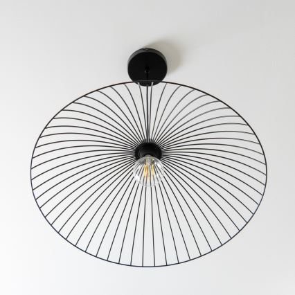 Brilagi - Suspension LED sur câble CERIA WIRE 1xE27/40W/230V diam. 60 cm noire