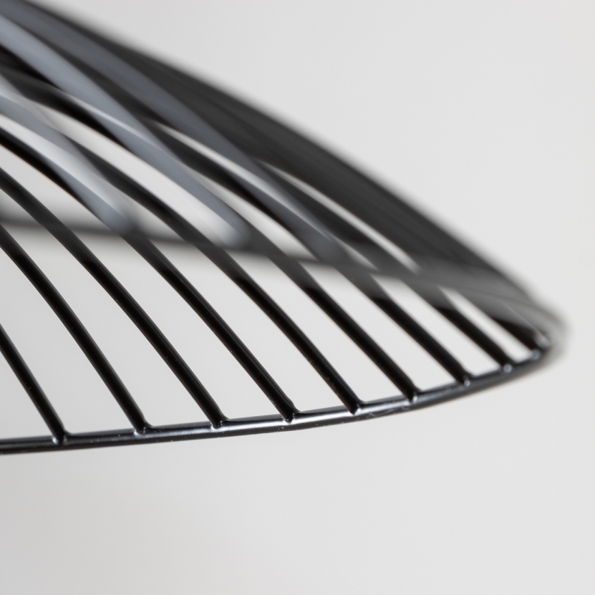 Brilagi - Suspension LED sur câble CERIA WIRE 1xE27/40W/230V Ø 38 cm noir