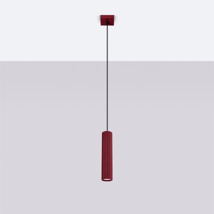 Brilagi - Suspension LED sur câble CRESTO 1xGU10/10W/230V bordeaux