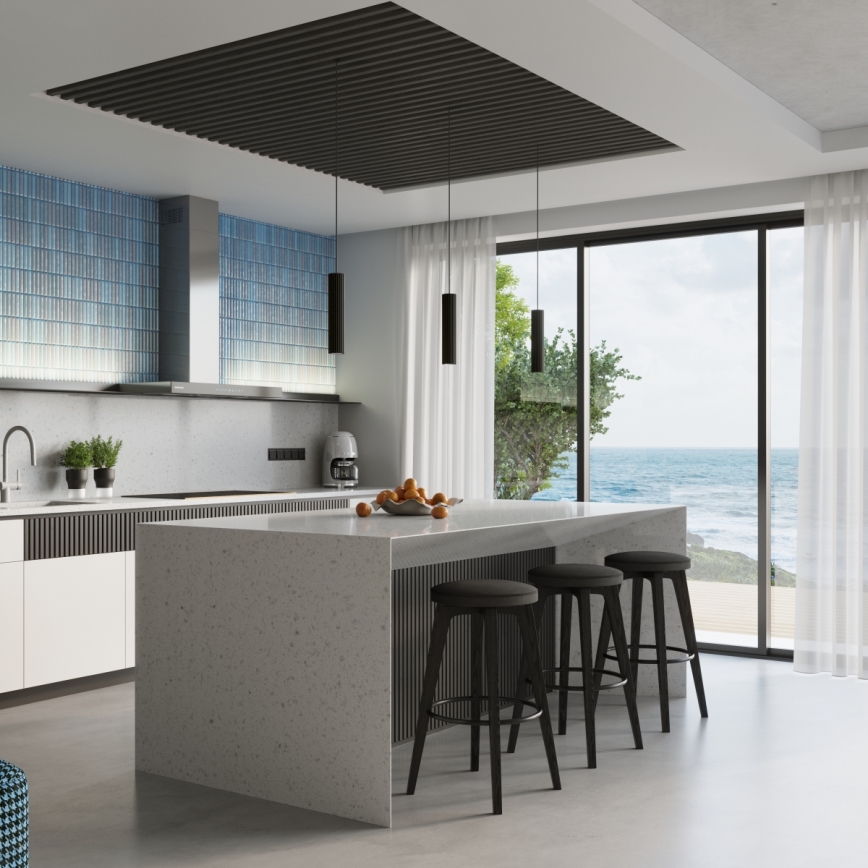 Brilagi - Suspension LED sur câble CRESTO 1xGU10/10W/230V noire