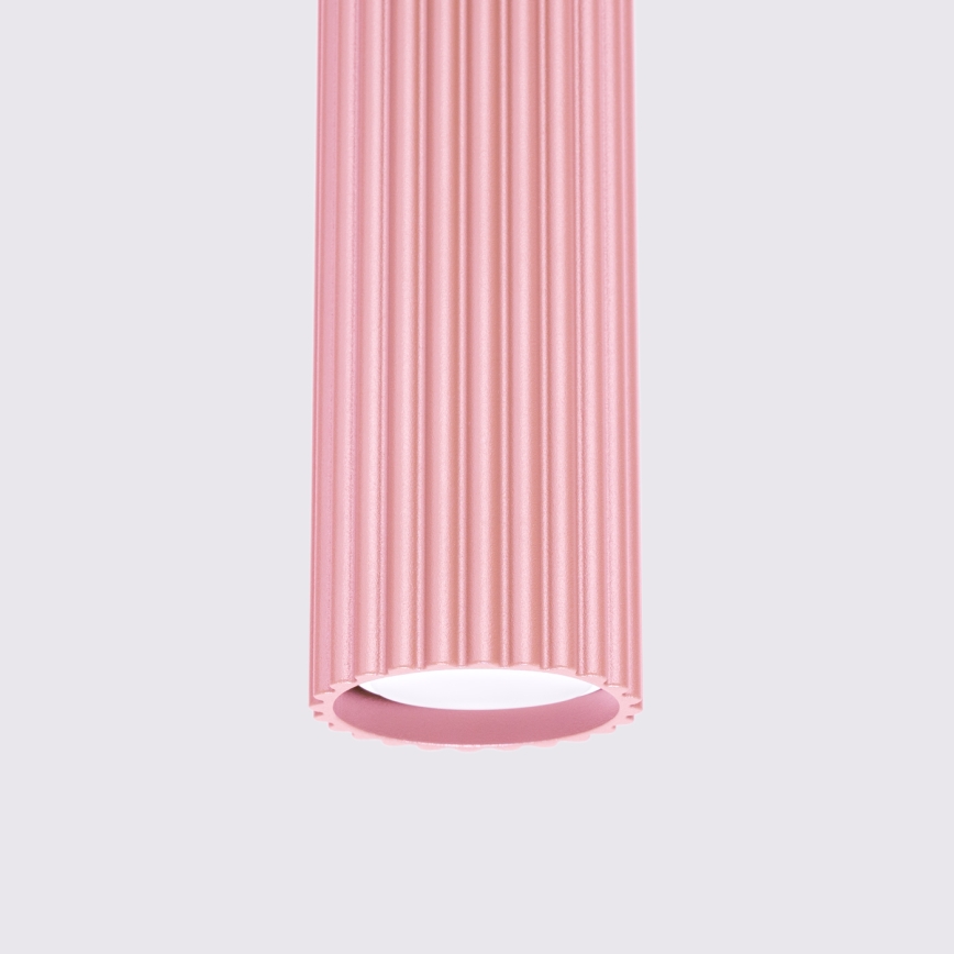 Brilagi - Suspension LED sur câble CRESTO 1xGU10/10W/230V rose