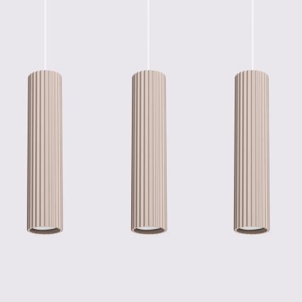 Brilagi - Suspension LED sur câble CRESTO 3xGU10/10W/230V taupe