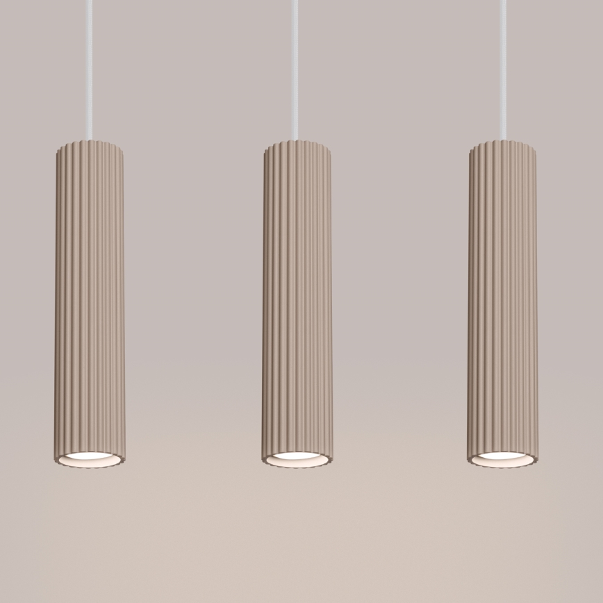 Brilagi - Suspension LED sur câble CRESTO 3xGU10/10W/230V taupe