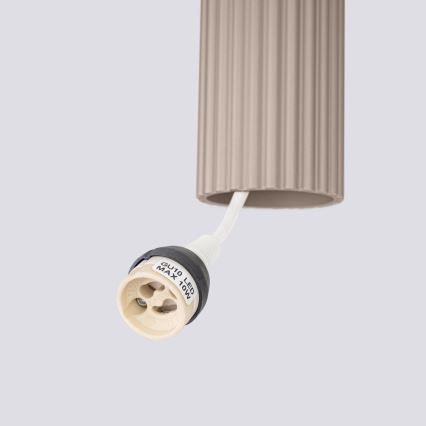 Brilagi - Suspension LED sur câble CRESTO 3xGU10/10W/230V taupe