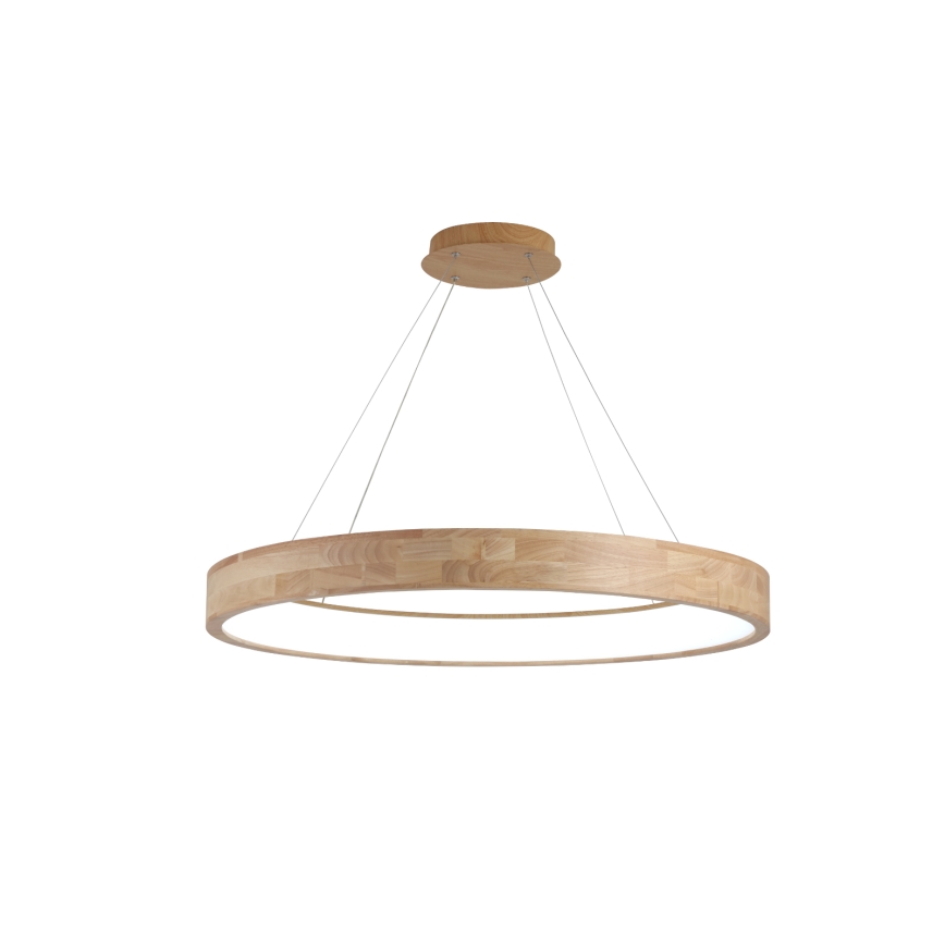 Brilagi - suspension LED sur câble FALCON WOOD LED/60W/230V 3000/4000/6000K Ø 80 cm bois