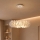 Brilagi - Suspension LED sur câble FEATHER 3xE27/40W/230V + 3xLED/3W Ø 50 cm blanche