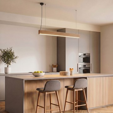 BRILAGI - suspension LED sur câble GARDALINE LED/100W/230V 120 cm chêne