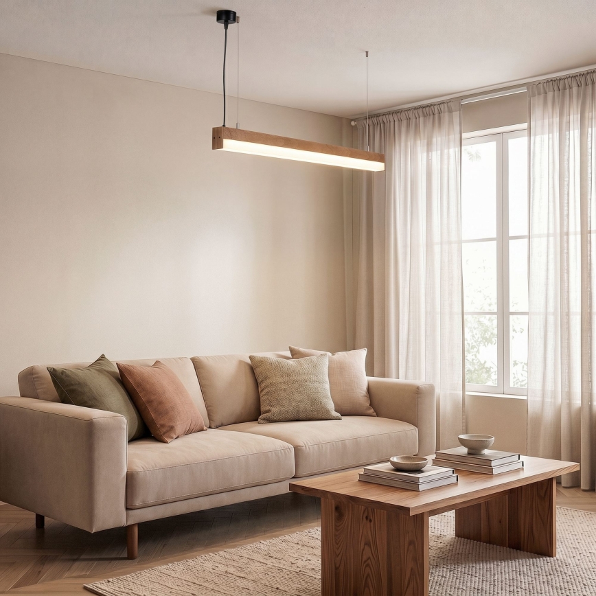 BRILAGI - Suspension LED sur câble GARDALINE LED/100W/230V chêne
